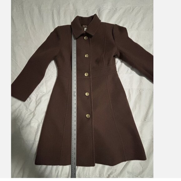 J. Crew Wool-Blend Lined Lady Day Coat Long Sleeve Brown Size 6P NWT *READ - Picture 15 of 16